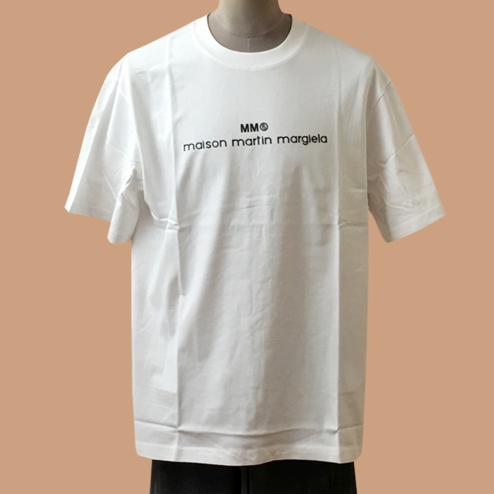 メゾン マルジェラ ユニセックス クルーネック ホワイト 半袖Tシャツ - White 