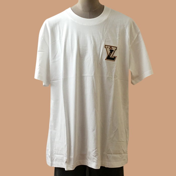 ルイヴィトン メンズ クルーネック ホワイト 半袖Tシャツ -  White Short sleeved 