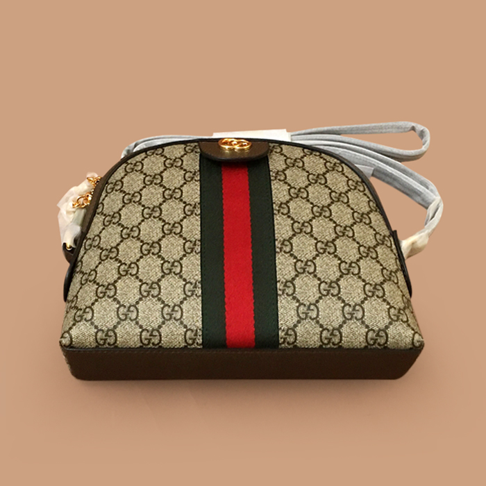 グッチ レディース ブラウン ミニ ロック トリオンフ