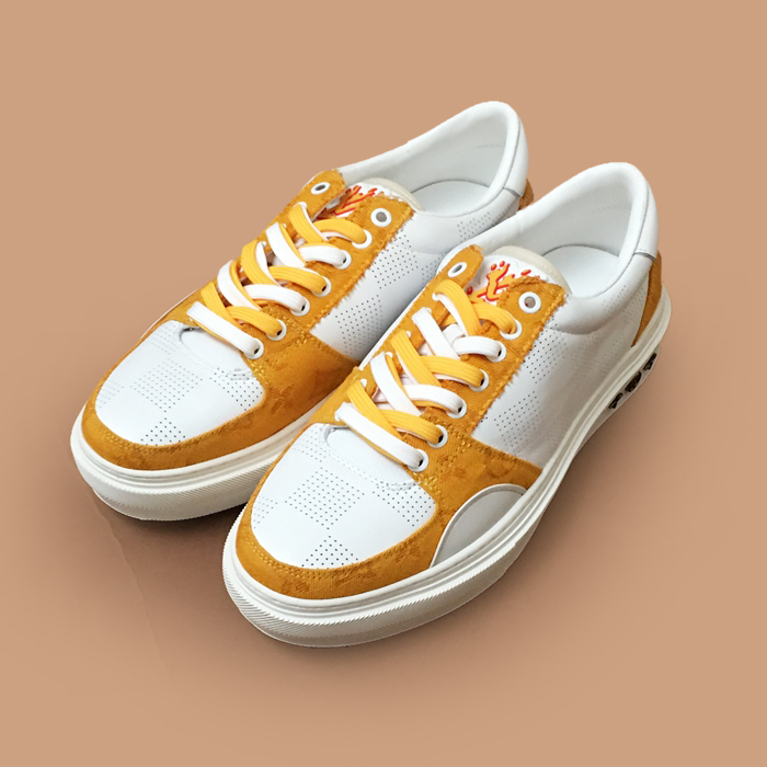 ルイヴィトン ユニセックス Trainer イエロー スニーカー - Yellow 