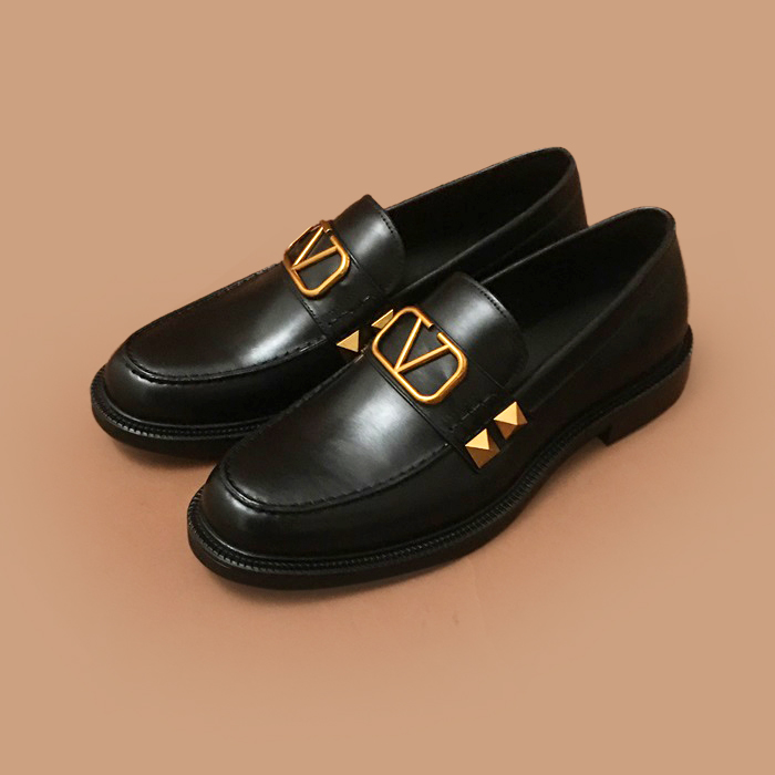 ヴァレンティノ メンズ ブラックローファー -  Loafer