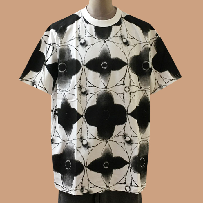 ルイヴィトン メンズ クルーネック ブラック 半袖Tシャツ -  Short sleeved 