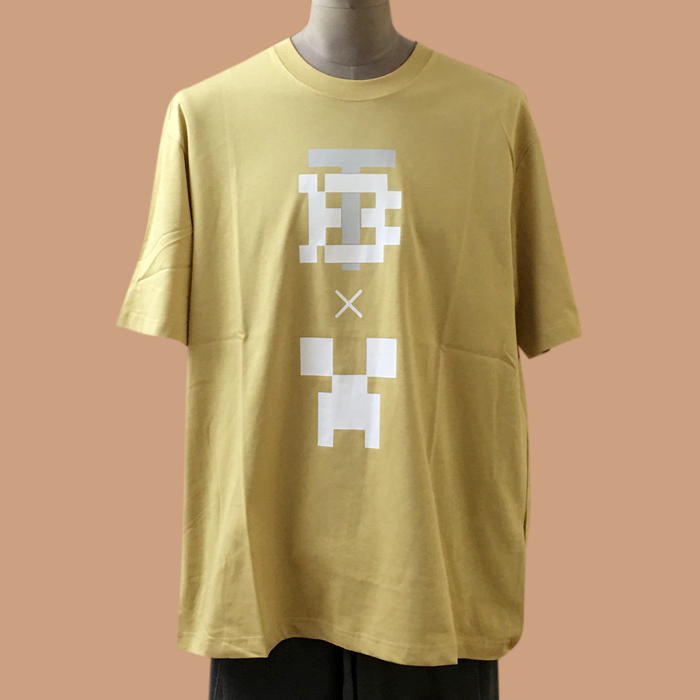 バーバリー メンズ キャメル クルーネック 半袖Tシャツ - Camel  - bu85x