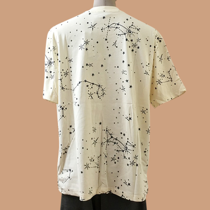 グッチ ユニセックス アイボリー クルーネック 半袖Tシャツ -Ivory Short sleeved  - gu582x