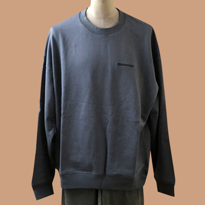 バレンシアガ メンズ ブルー スウェット -   