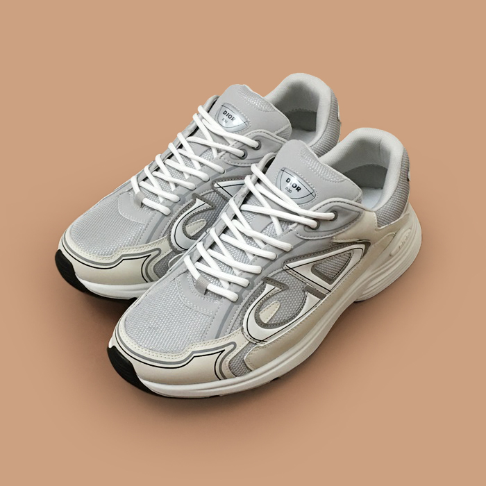 ディオール ユニセックス グレー スニーカー - Gray 