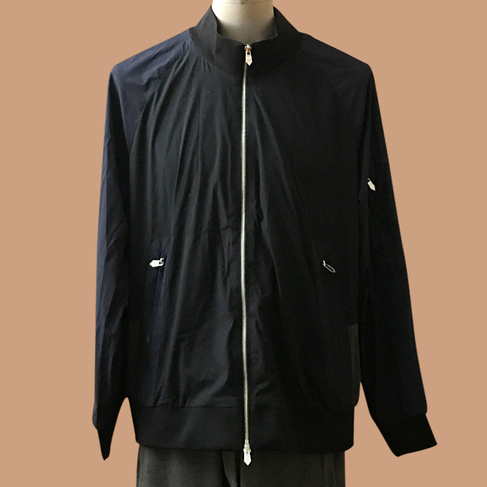 エルメス メンズ ネイビー/ブラック ジャケット -  Navy/s