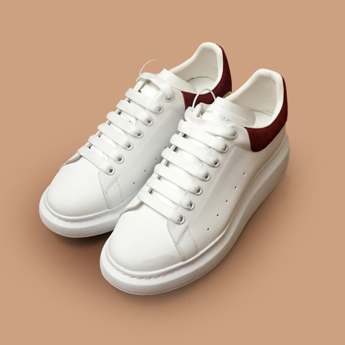 アレキサンダーマックイーン ユニセックス レッドタップスニーカー -Red  - alx0191x