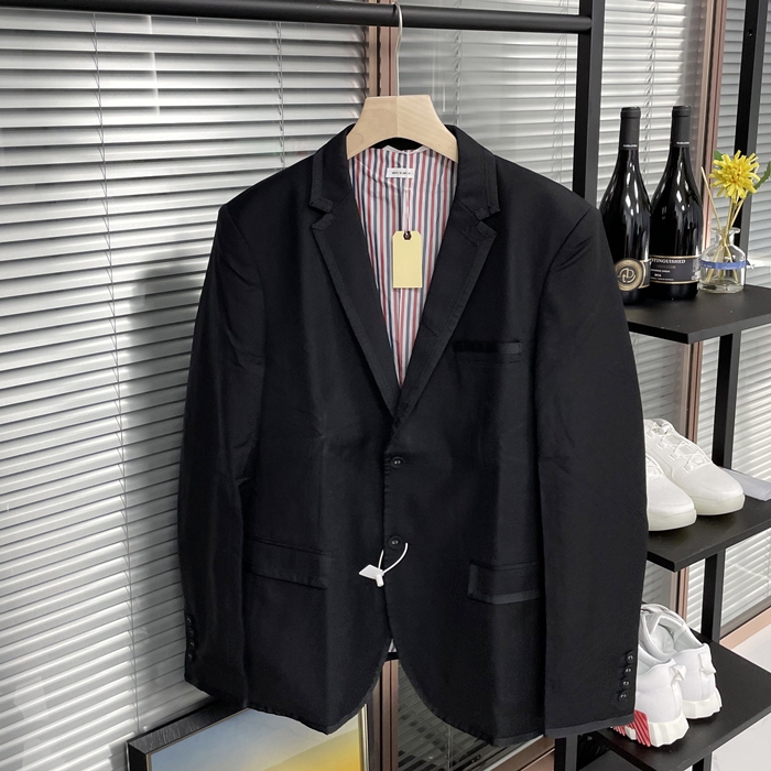  - トムブラウンメンズ カジュアル コットン スーツ ジャケット セット Thom01136x.Sizeブラック