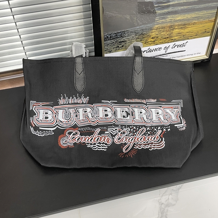 54cm - バーバリーレディース トート ショッパーバッグ,54cm,BURB0519,ブラック