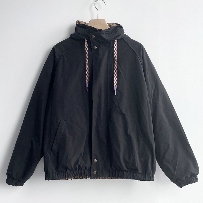 グッチ メンズ カジュアル リバーシブル ブラック ジャケット -- gu754x