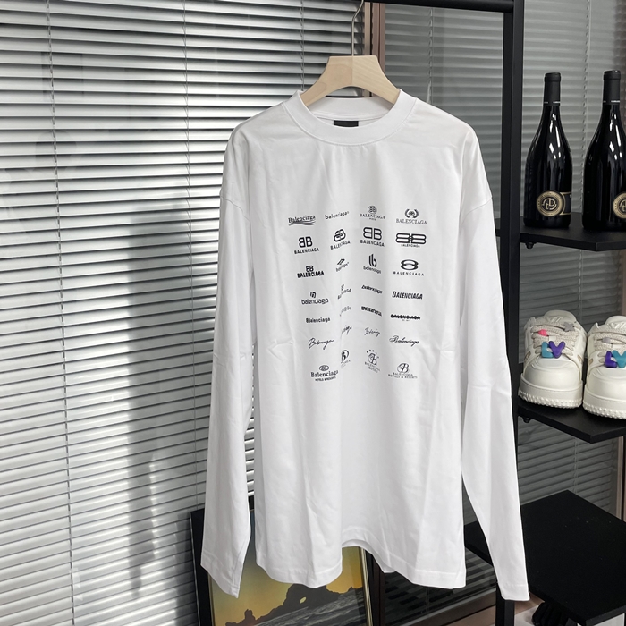 バレンシアガ ユニセックス ホワイト スウェット - White  - ba545x