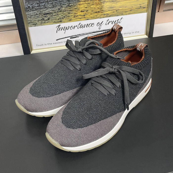 Cashimere  - ルルレモンメンズ カシミア スニーカー LOROS0015.ダークグレー