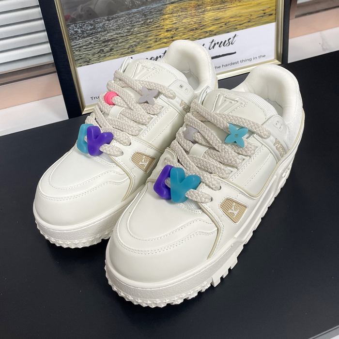 ルイヴィトン ユニセックス ホワイト スニーカー - White  - lv803x