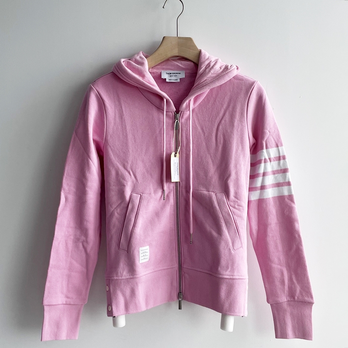 2019   Hood tee - トムブラウン レディース コットン トレーニング フーディーTシャツ Tho0129x.Size(s - xl)ピンク