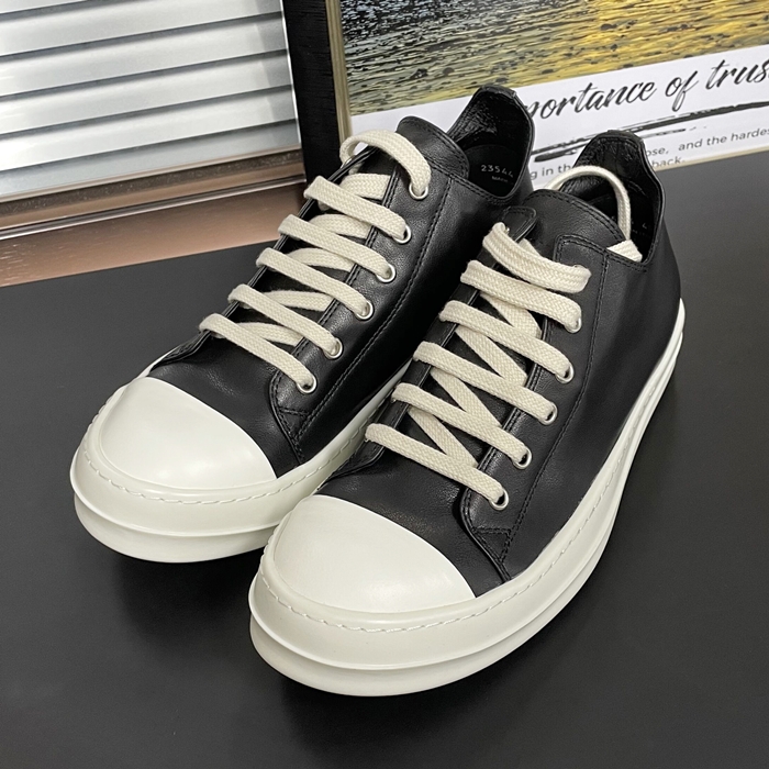 Rick Owens  - リックオウエンスユニセックス スニーカー, RICS0017.Size .ブラック