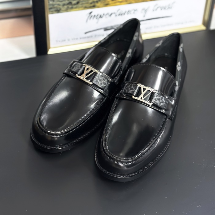 ルイヴィトン メンズ ビジネス レザーローファー Size ブラック -   Lou03867x Black