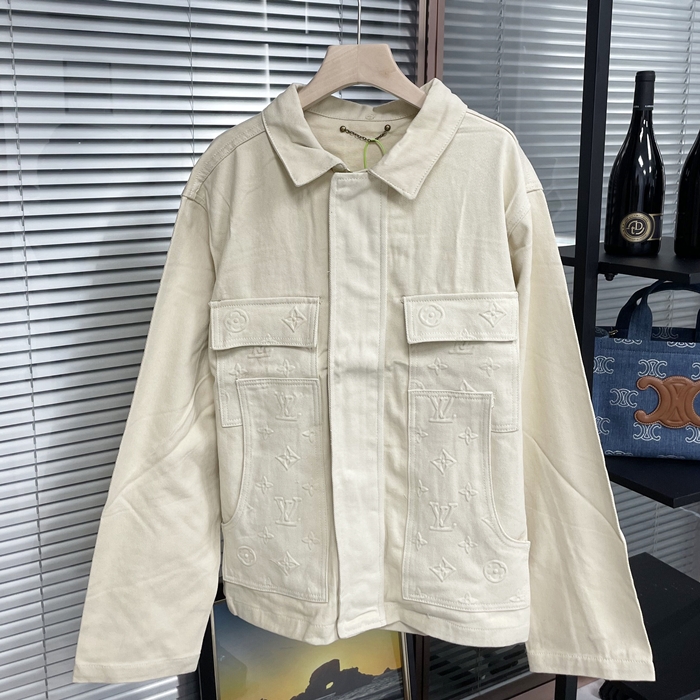 ルイヴィトン メンズ モダン アイボリー ジャケット -  Ivory - lv1657x