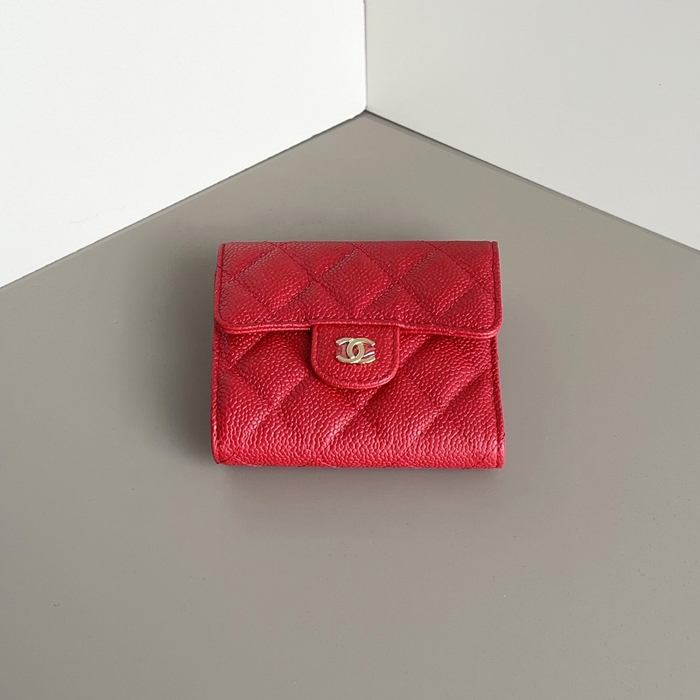 ChanelRockstud  Card Cace - シャネルロックスタッドレザーカードケース CHA0082 11CM