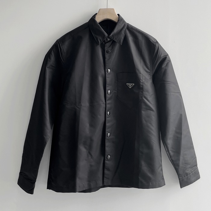 プラダ メンズ モダン ブラック シャツ -  - pr650X