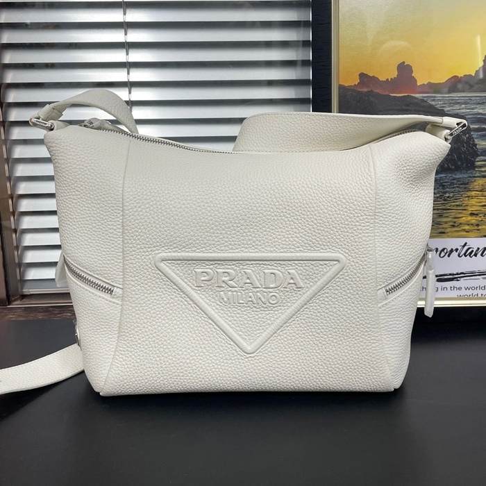 プラダ メンズ ホワイト ショルダーバッグ - White - pr384x