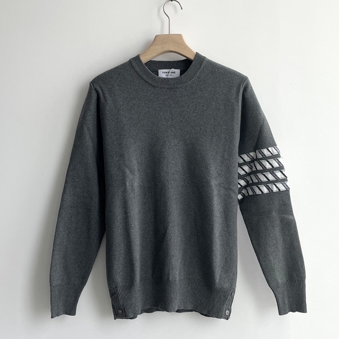 Strap   - トムブラウンメンズ ストラップ セーター Thom01472x Size(m - 3xl) グレー