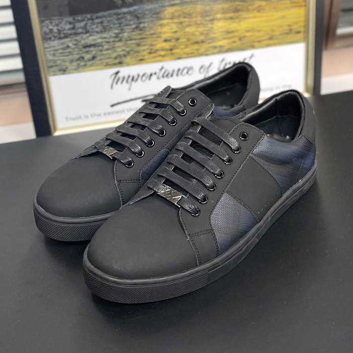 チェック レザー メンズ スニーカー bu0002x- House Check  