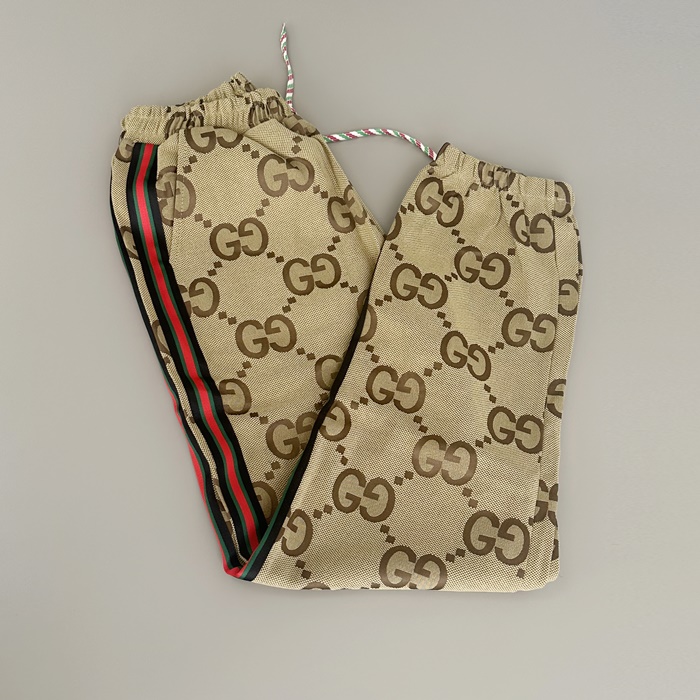 グッチ メンズ カジュアル キャメル パンツ -Camel - gu856x