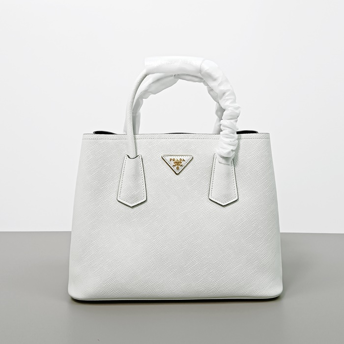 プラダ レディース ホワイト クロスバッグ -  White Double - pr184x