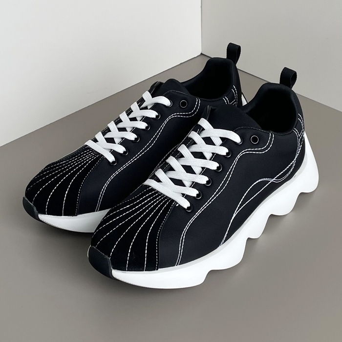 エルメス メンズ クラシック ブラック スニーカー -  - her0760x