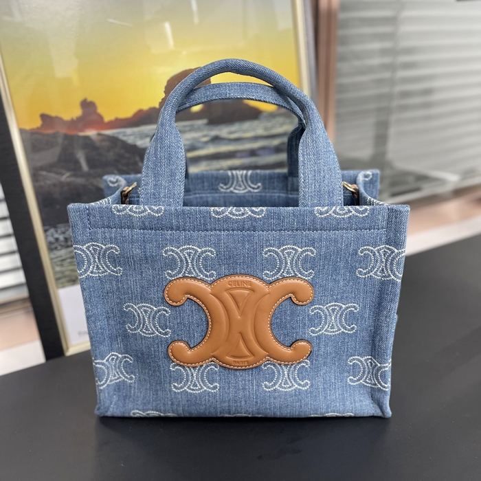 セリーヌ レディース ブルー トートバッグ -   - ce192x