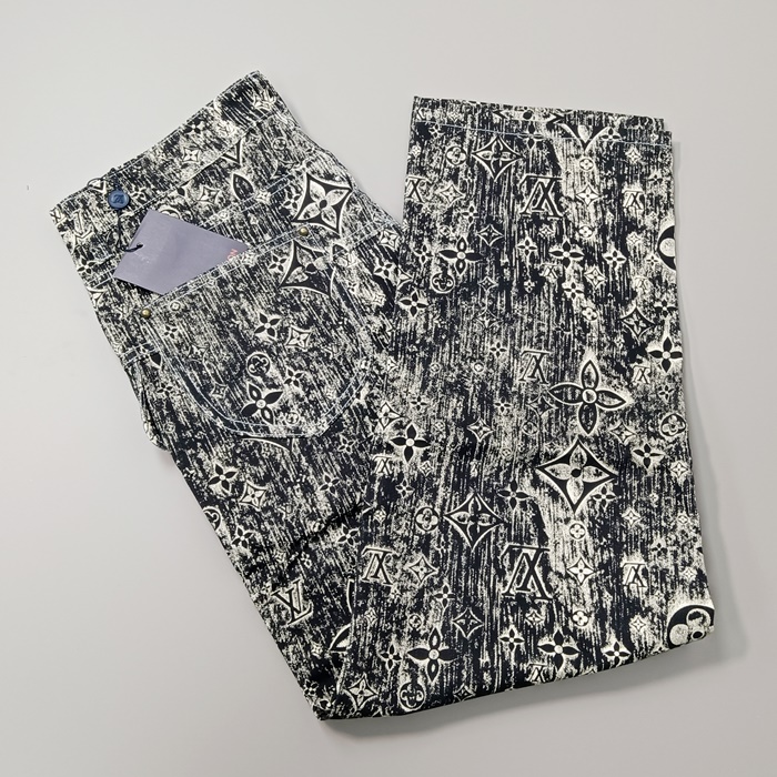 ルイヴィトン メンズ ブラック ジーンズ -  - lv767x