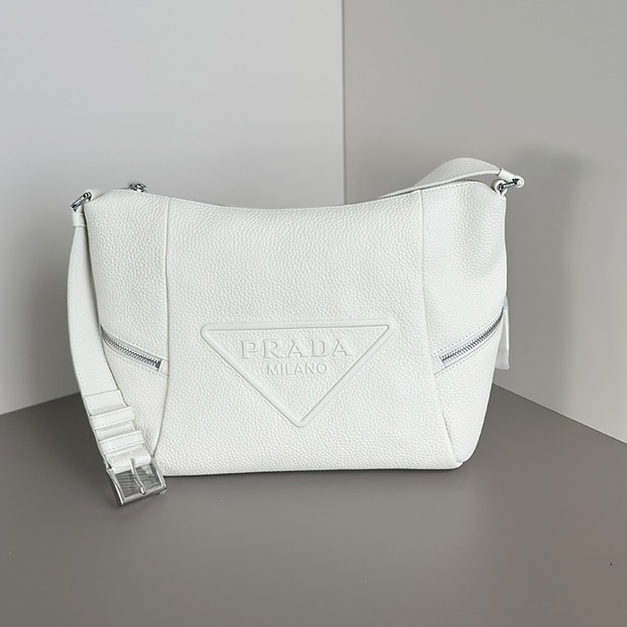 プラダ メンズ ホワイト ショルダーバッグ - White - pr384x