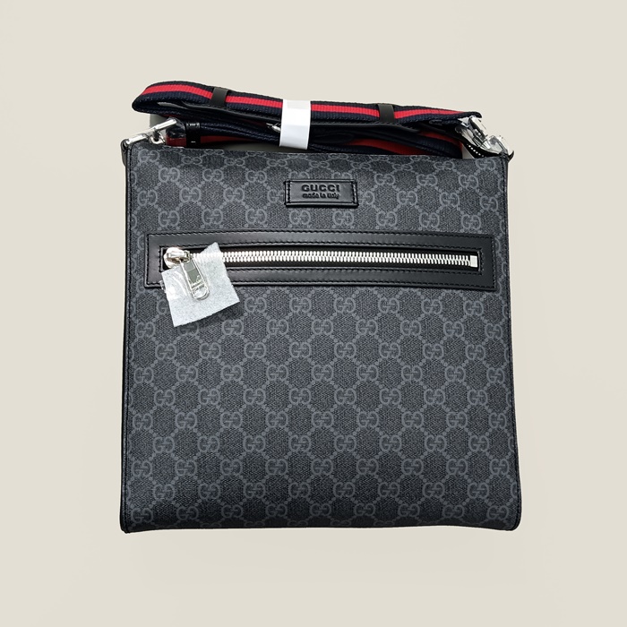  ,26CM - グッチレザー メンズ ショルダーバッグ GUB0244 ,26cm,ブラック