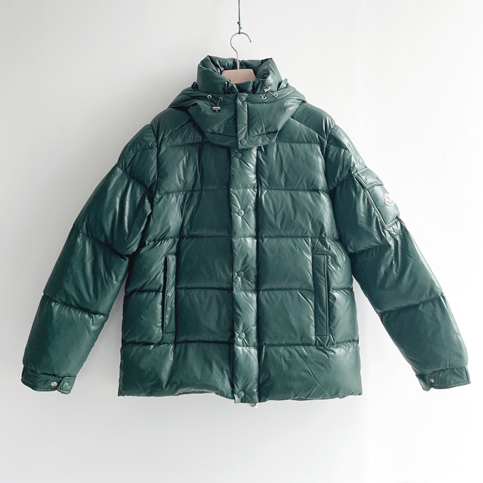 モンクレール メンズ ダックダウン グリーン パディング - Green Padding - mo47x
