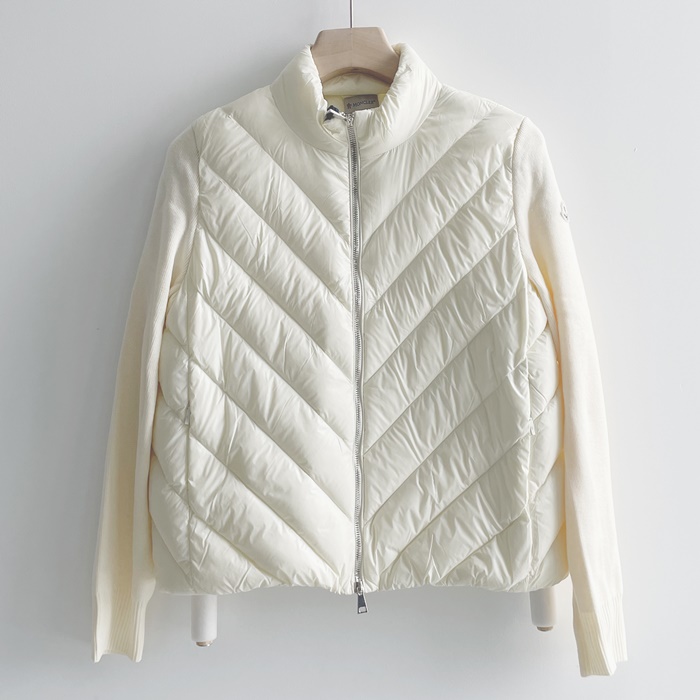 モンクレール レディース グースダウン ホワイト パディング -  White Padding - Moc02546x