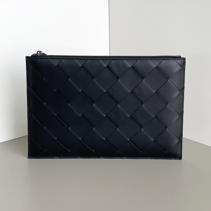 2019 30cm - ボッテガヴェネタ 2019レザーユニセックス クラッチバッグ,583776, BVB0314,30cmブラック