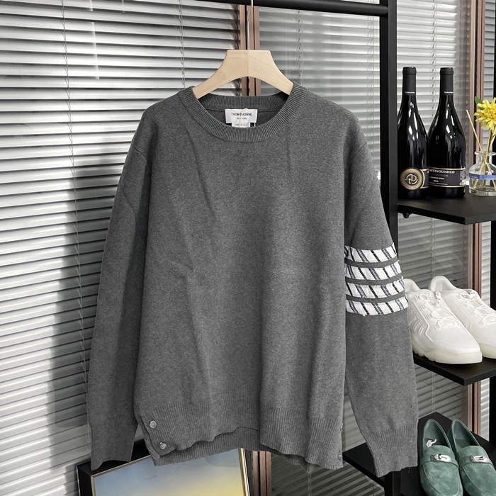 Strap   - トムブラウンメンズ ストラップ セーター Thom01472x Size(m - 3xl) グレー