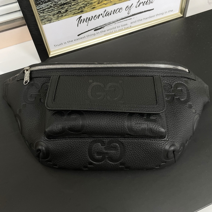/ ,28cm - グッチユニセックスレザークロスバッグ / ウエストバッグ, 575857,GUB0822,28cm,ブラック