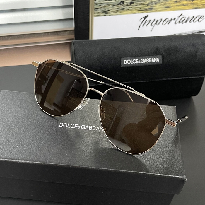  Premium Metal Frame  - ディーアンドジー メンズ  メタル LOGO フレーム サングラスDol0206x.6