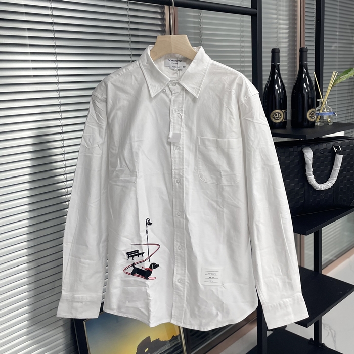 トムブラウン メンズ ホワイト シャツ - White  - tom76x