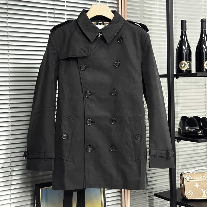 Burberry Trench  - バーバリーメンズ ヴィンテージ コットン トレンチコート Bur02343x.ブラック