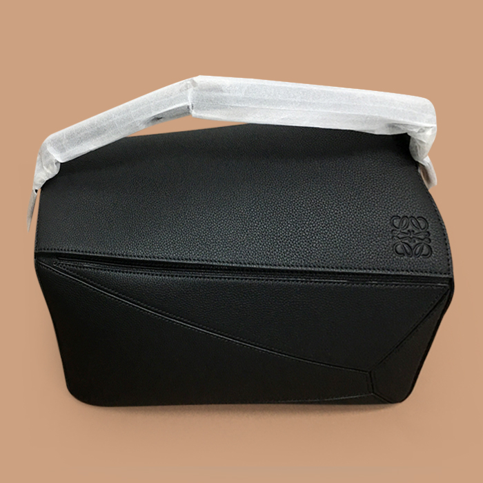  Puzzle Shloulder35cm, - ロエベメンズ パズル トート ショルダーバッグ,35cm,ブラック