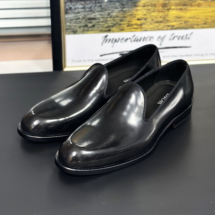 ディオール メンズ ブラックローファー - - di589x