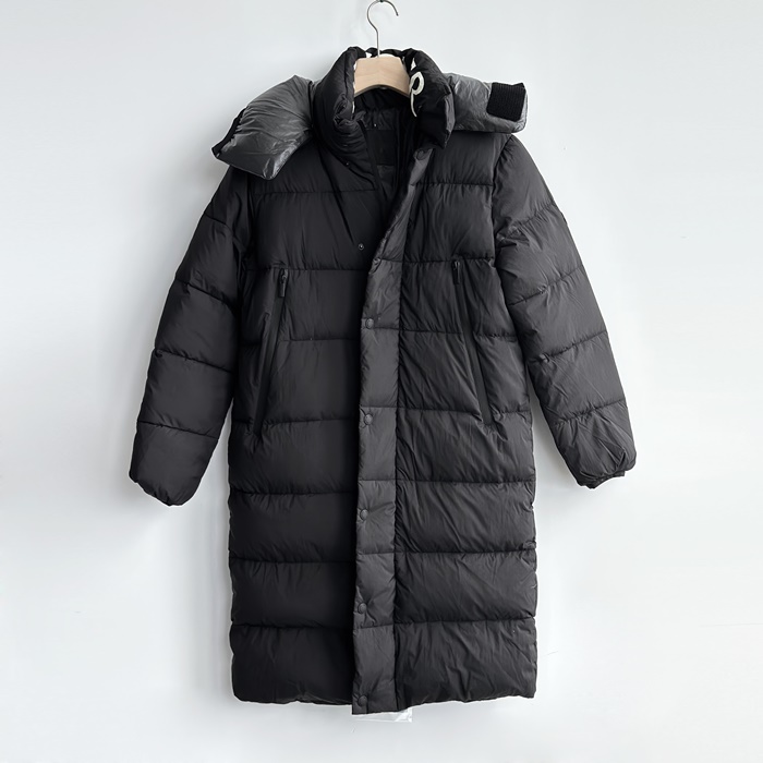 モンクレール メンズ グースダウン ブラック ロングパディング - Padding - mo70x