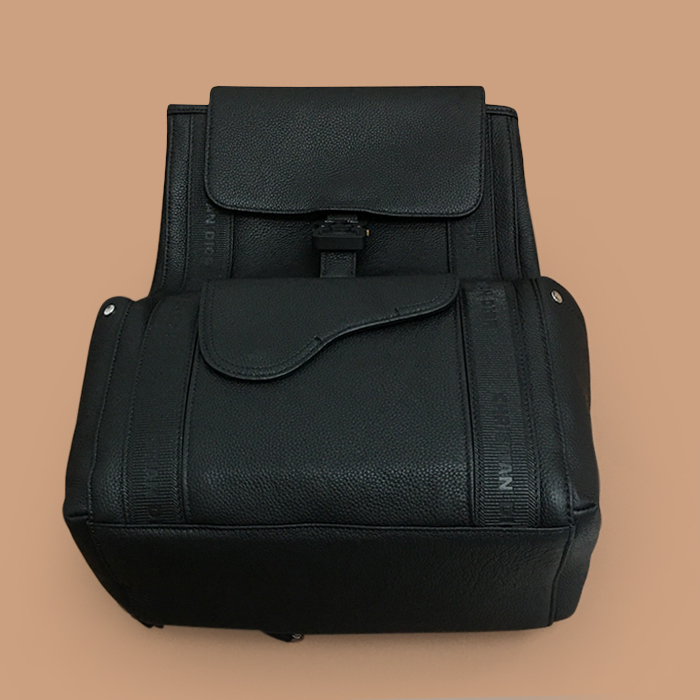 ディオール メンズ ブラック バックパック -  