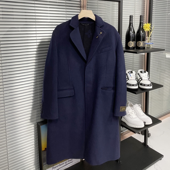 ルイヴィトン メンズ ネイビー コート -   - lv1864x