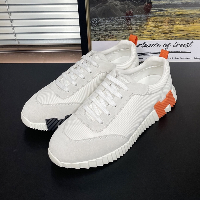 エルメス ユニセックス バウンシング スニーカー  - White  - he324x