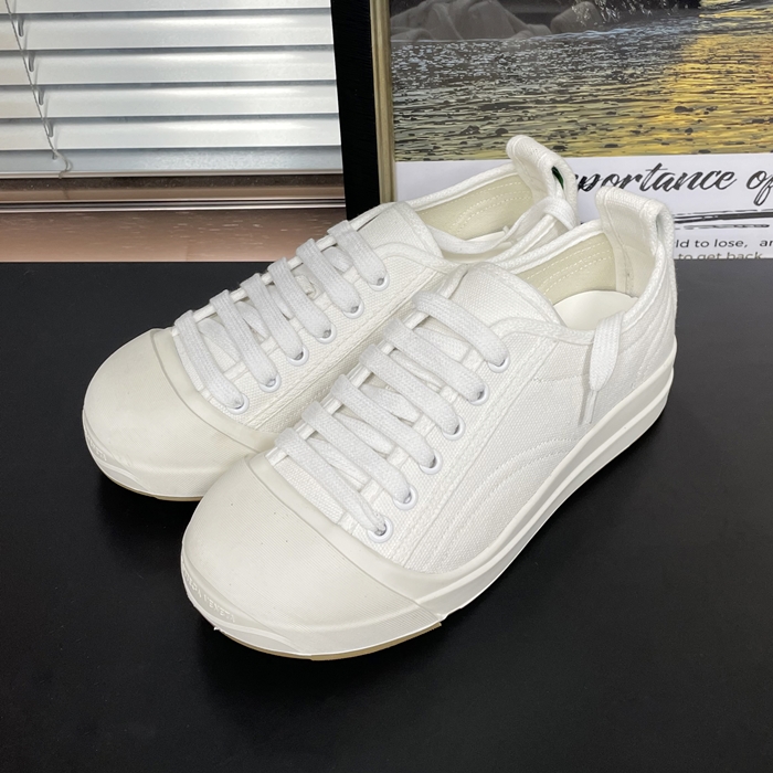 ボッテガヴェネタ ユニセックス ヴルカン ホワイト スニーカー  - Bottega VenetaWhite  - bv167x