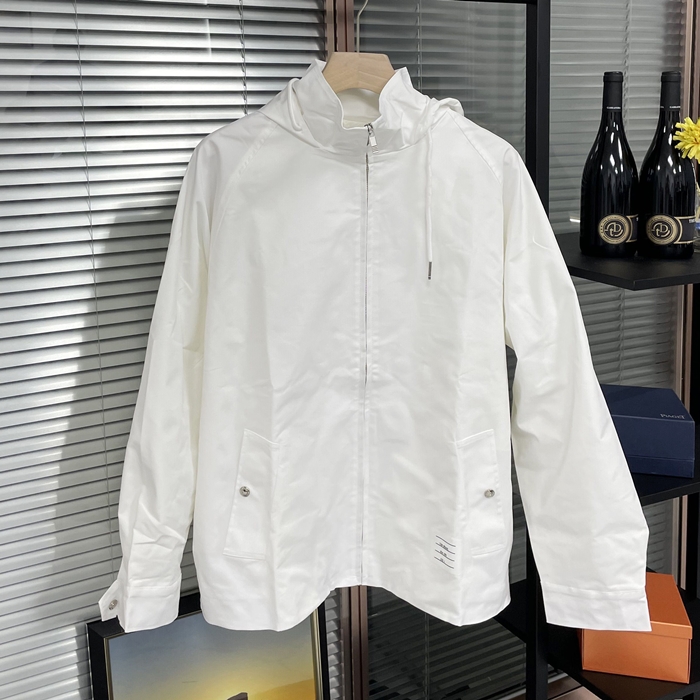 トムブラウン メンズ ホワイト ジャケット - White - th97x